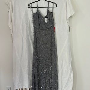 Adrianna Papell long blouson dress